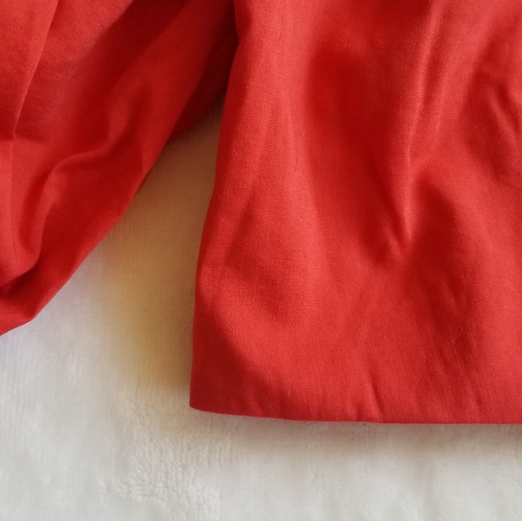 WeWoreWhat Coco Smocked Off the Shoulder Crop Top - Picture 6 of 10